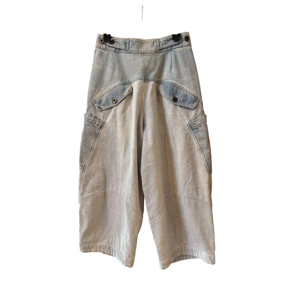 Chloé Storm Grey Wide Leg barrel Jeans - Size US 6 / FR 38